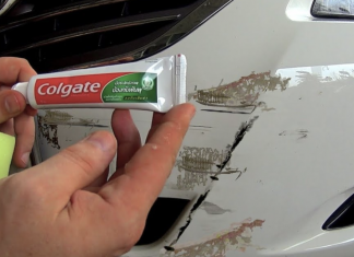 How to remove scratches from the car at home Using toothpaste