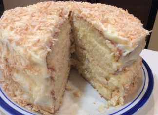 OLD FASHIONED COCONUT CAKE RECIPE