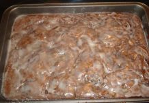 APPLE FRITTER CAKE