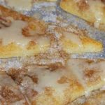 Cinnamon-Sugar Pizza made with Crescent Rolls