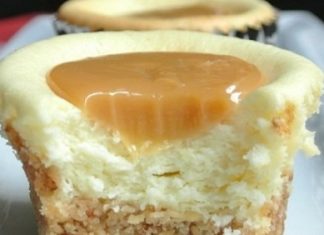 Caramel Cheesecake Bites