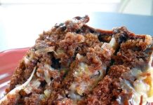 Homemade German Chocolate Cake