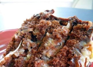 Homemade German Chocolate Cake