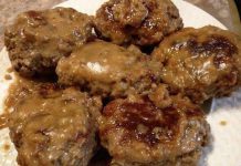 Hamburger Steak with Creamy Onion Gravy