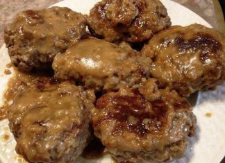 Hamburger Steak with Creamy Onion Gravy
