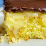 Boston Cream Pie Poke Cake
