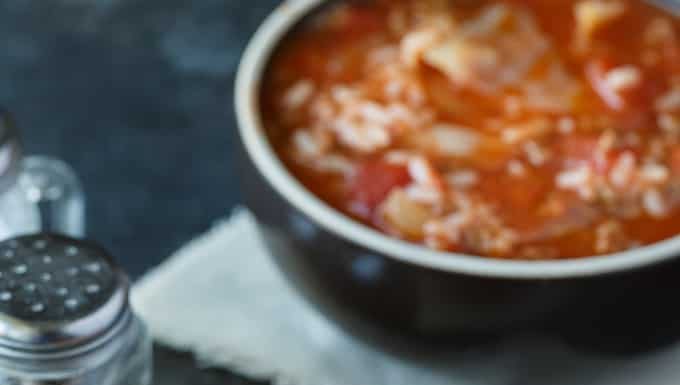 Cabbage Roll Soup Recipe