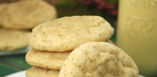 Melt In Your Mouth Eggnog Cookies