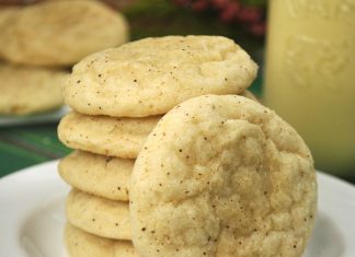 Melt In Your Mouth Eggnog Cookies