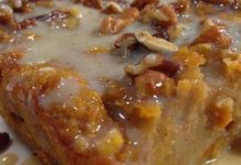 Grandma’s Old-Fashioned Bread Pudding with Vanilla Sauce