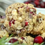 WHITE CHOCOLATE OATMEAL CRANBERRY COOKIES