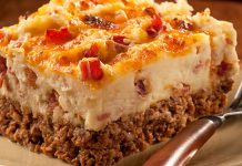 COWBOY MEATLOAF AND POTATO CASSEROLE