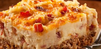 COWBOY MEATLOAF AND POTATO CASSEROLE