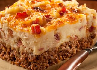 COWBOY MEATLOAF AND POTATO CASSEROLE