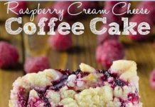 Raspberry Cream Cheese Coffee Cake