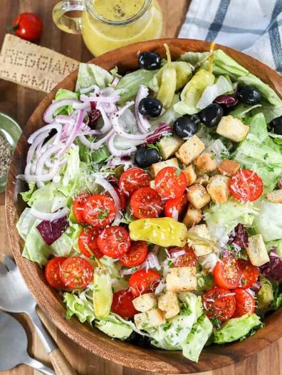 Easy Italian Salad | Grandma's Things