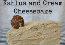 KAHLUA AND CREAM CHEESECAKE
