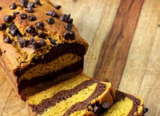 MARBLED TURMERIC PUMPKIN CHOCOLATE BREAD
