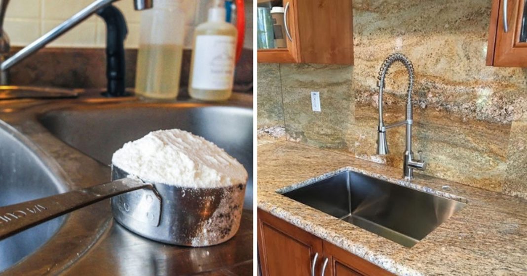 How To Clean Stainless Steel Sinks Using Flour Grandma's Things
