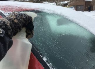 A Simple Hack To Prevent An Icy Windshield.