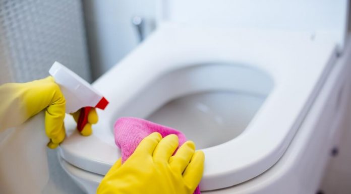 How To Clean Your Whole Bathroom In 5 Minutes.