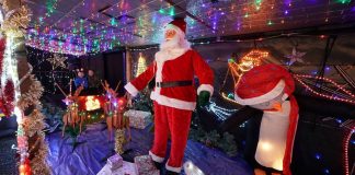 Grandad spends three weeks turning his home into Christmas grotto