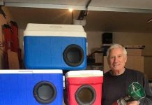 This man is recycling old picnic coolers into shelters for stray cats for winter, and here’s how to make them!