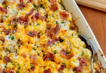 LOADED CAULIFLOWER CASSEROLE