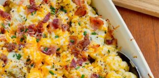 LOADED CAULIFLOWER CASSEROLE
