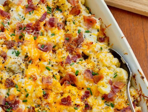 LOADED CAULIFLOWER CASSEROLE