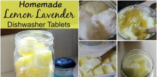 DIY Lemon Lavender Dishwasher Tablets