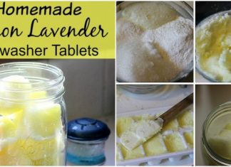 DIY Lemon Lavender Dishwasher Tablets