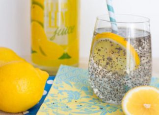 Get Rid Of Every Inch Of Fat In Your Body With Lemon And Chia Water!