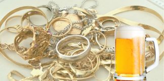This Is Why You Should Put Your Gold Jewelry In A Glass Of Beer.