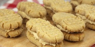 HOMEMADE NUTTER BUTTER COOKIES