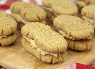 HOMEMADE NUTTER BUTTER COOKIES