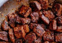 cajun butter steak bites