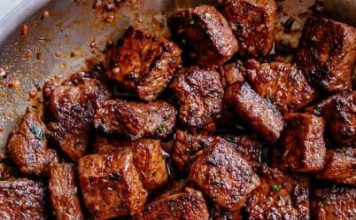 cajun butter steak bites