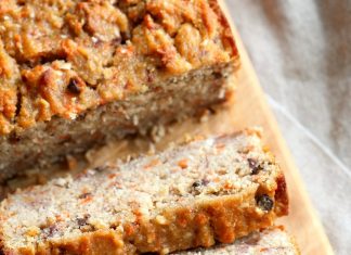 Vegan Gluten free Banana Bread – Grain free Carrot Banana Bread