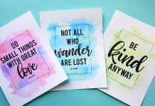 How To Make Amazing Watercolor Prints Using Markers!