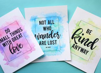 How To Make Amazing Watercolor Prints Using Markers!