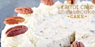 CARROT CAKE CHEESECAKE CAKE