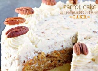 CARROT CAKE CHEESECAKE CAKE