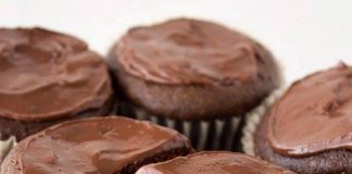 Cheesecake Stuffed Chocolate Cupcakes