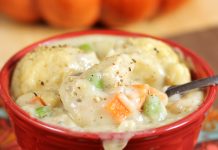 30-MINUTE CHICKEN AND DUMPLINGS