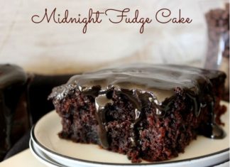 MIDNIGHT FUDGE CAKE