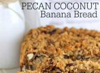 Pecan Coconut Banana Bread Recipe
