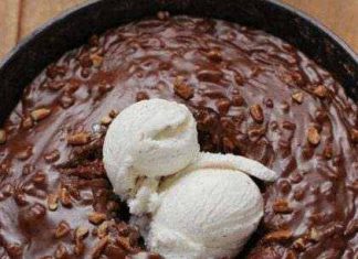 Chocolate Skillet Cake Ice Cream