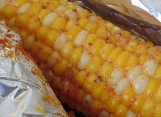 Oven Roasted Parmesan Corn on the Cob