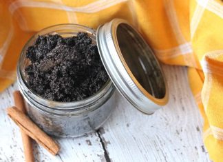 DIY Cinamon Coffee Body Scrub.